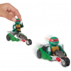 Teenage Mutant Ninja Turtles T-Sprints Rapid Assault Raph with Stealth Bike Basic Figure   555119779